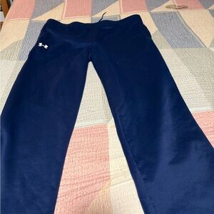 Men’s Under Armour Dark Blue sweat pants size large